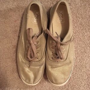 Keds gold Champion sneaker.